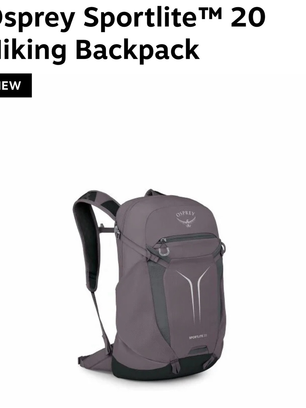 Osprey Sportlite 20L Purple